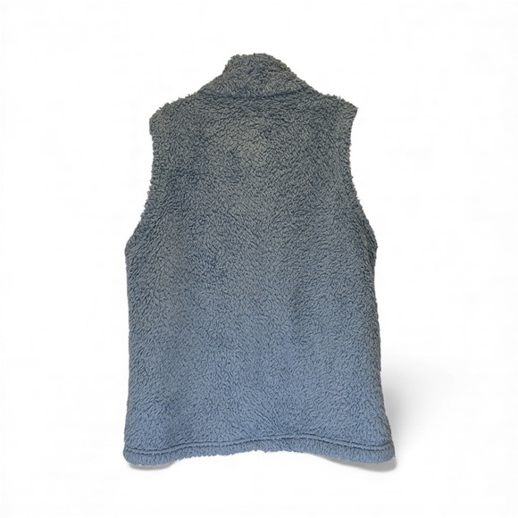Patagonia Los Gatos Blue Fleece Vest Girls size XL (14) - Picture 3 of 3